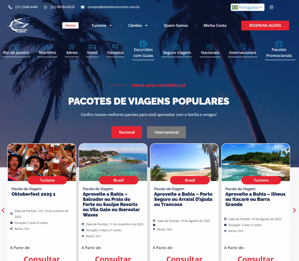 Site Setembro Turismo